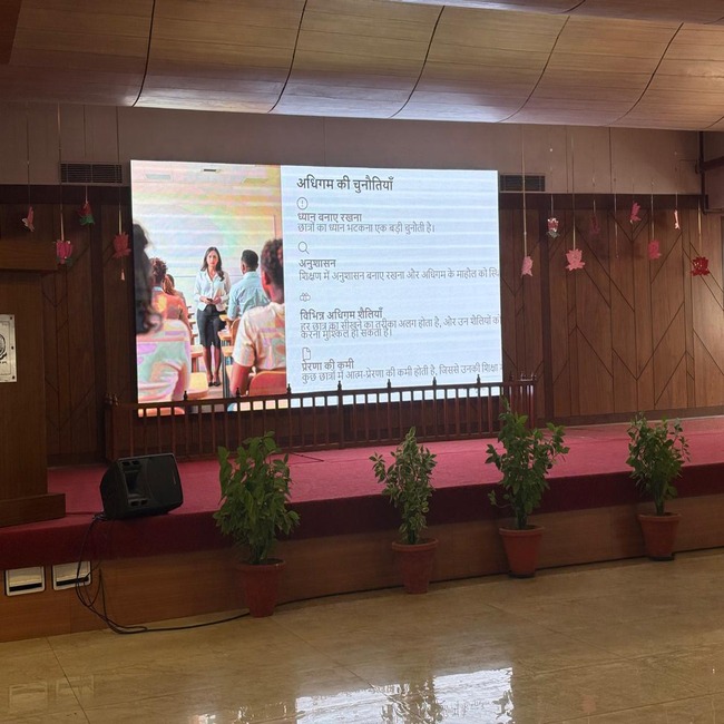 Teacher workshop on Innovative Approaches to teaching Hindi